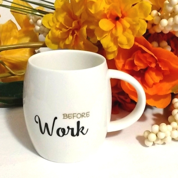 BEFORE WORK COFFEE CUP SIZE 16oz NWOT - Picture 6 of 6